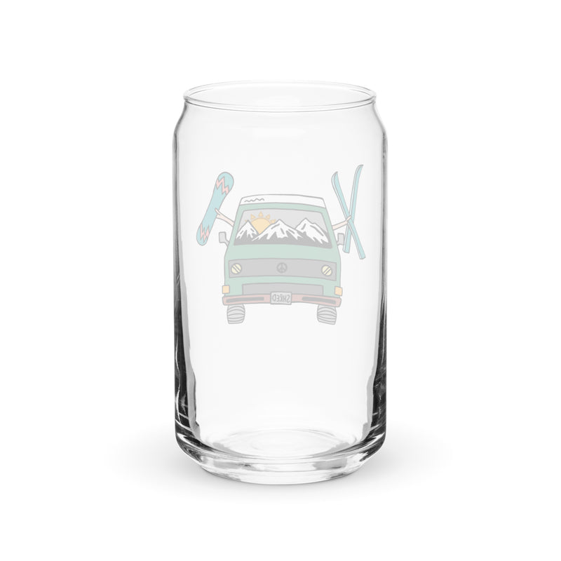 Shred Van Can-Shaped Pint Glass