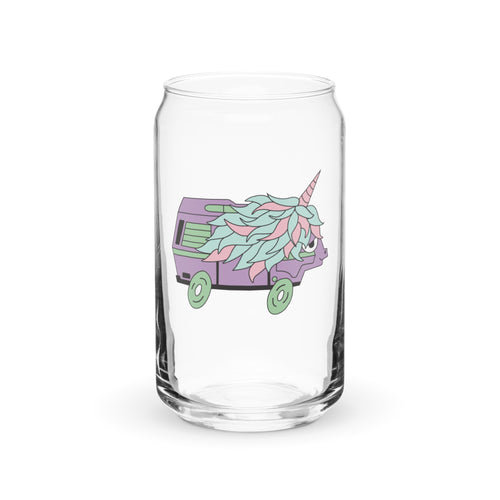 High-Top Hazel Unicorn Can-Shaped Pint Glass