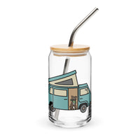 Thumbnail of Dog in Van Can-Shaped Pint Glass