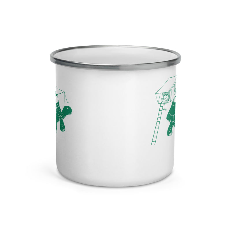 Tin-Top Turtle Enamel Mug