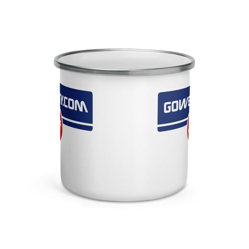 GoWesty Tasse en émail avec logo cheval