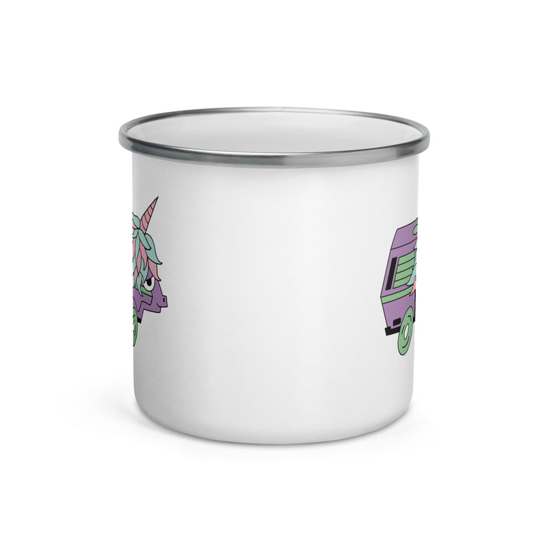 High-Top Hazel Unicorn Enamel Mug