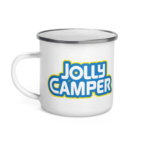 Jolly Camper Enamel Mug