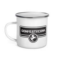 Thumbnail of GoWesty Tasse en émail avec logo cheval