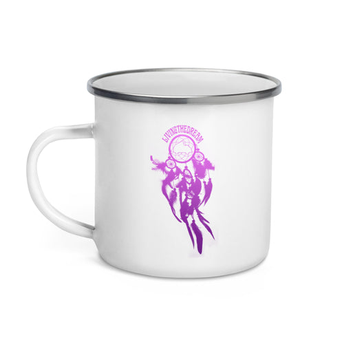 Living the Dream Catcher Enamel Mug