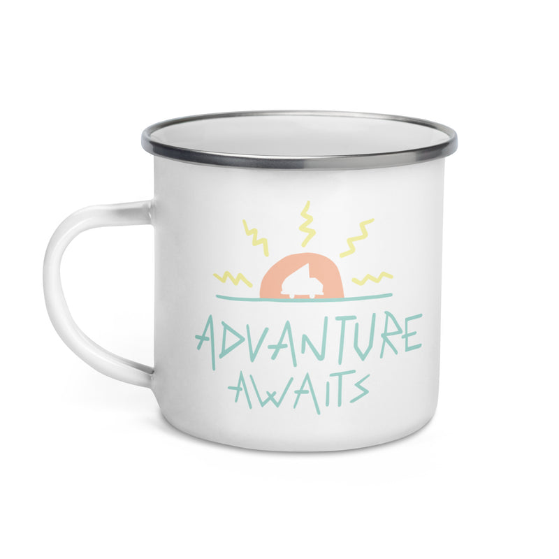 Advanture Awaits Enamel Mug