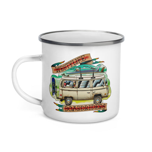 Tasse en émail Westy Life Boardriders