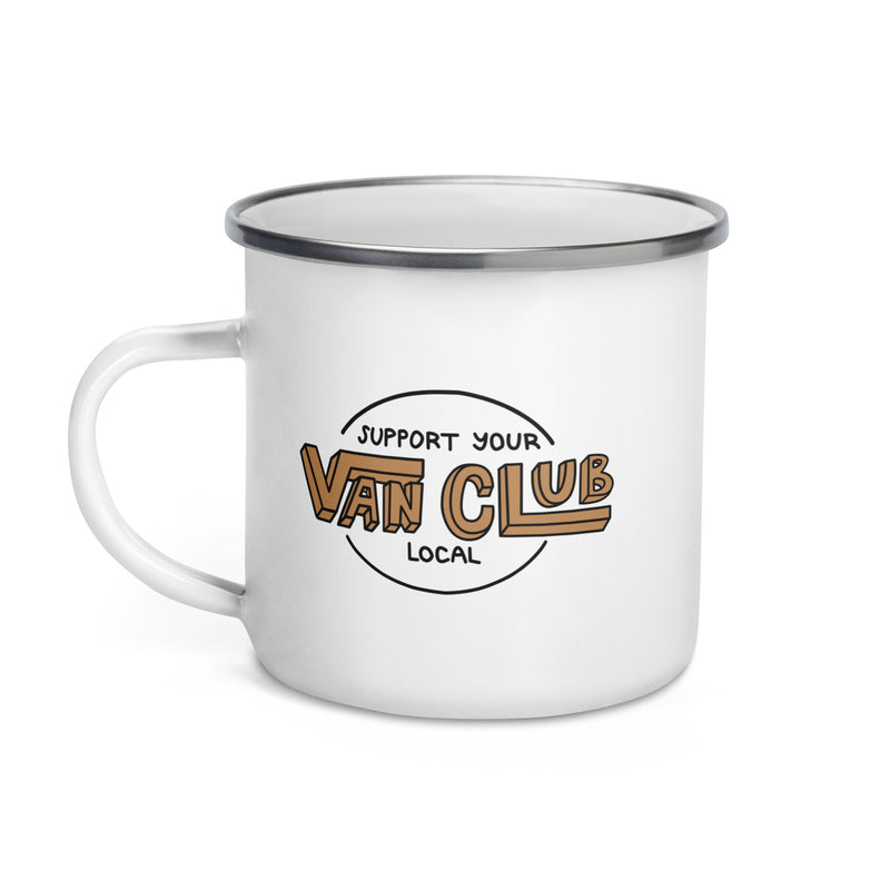 Support Your Local Van Club Enamel Mug