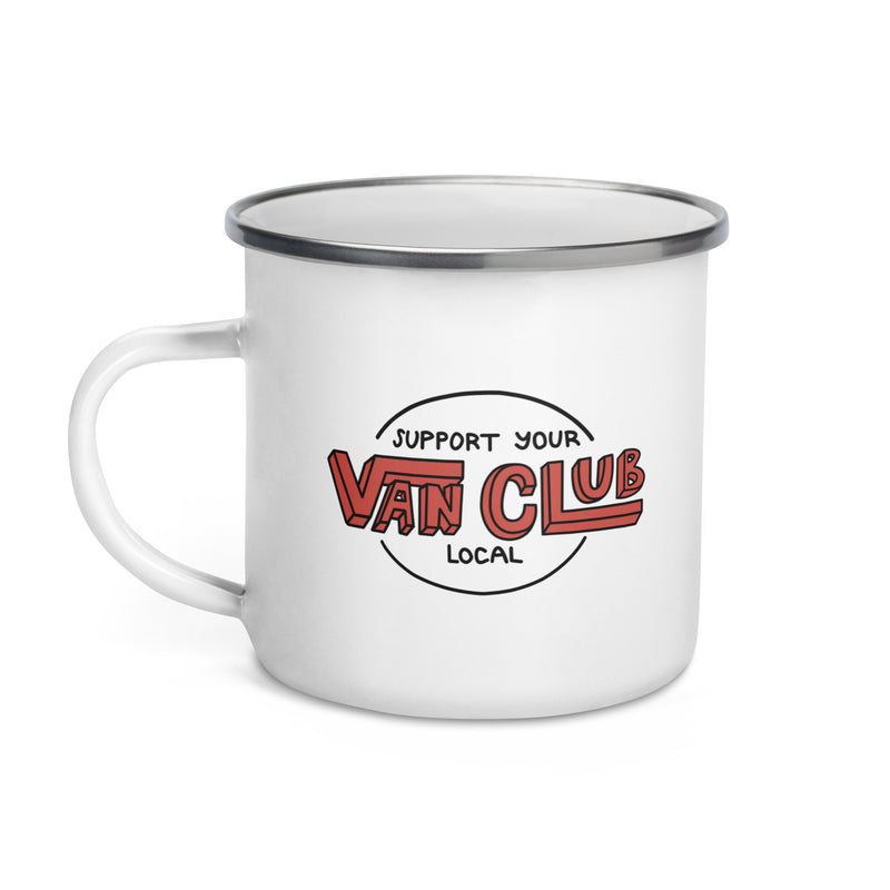 Support Your Local Van Club Enamel Mug