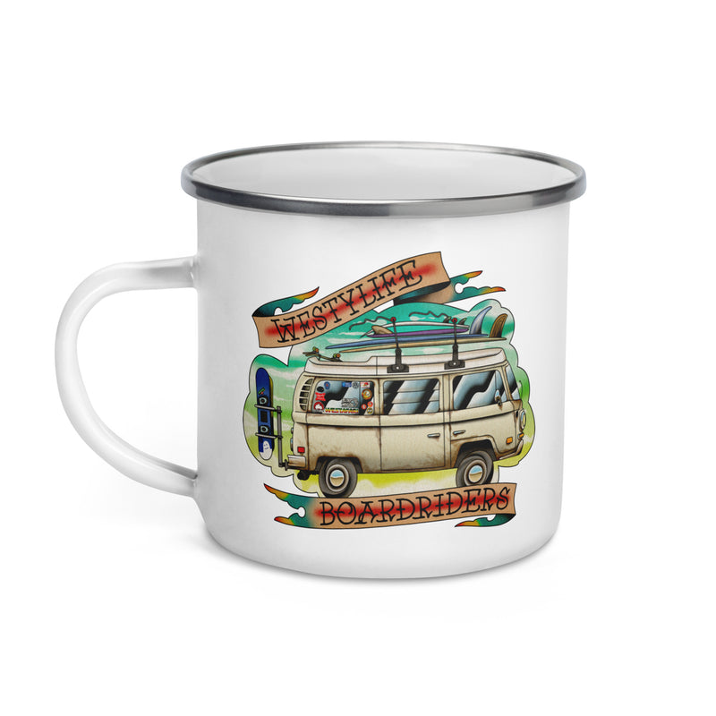 Westy Life Boardriders Enamel Mug