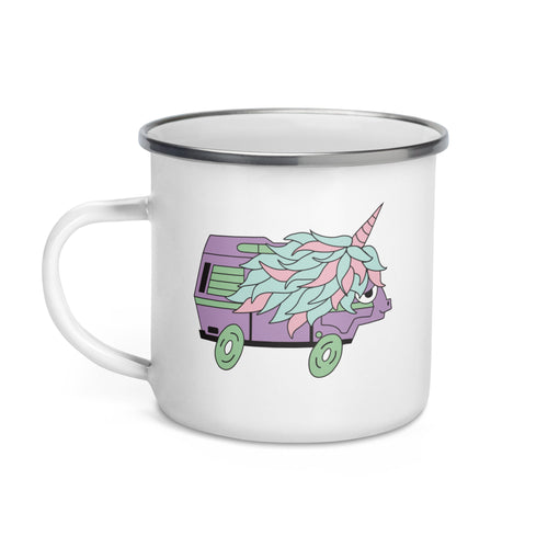 High-Top Hazel Unicorn Enamel Mug