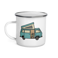 Thumbnail of Dog in Van Enamel Mug