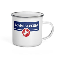 Thumbnail of GoWesty Tasse en émail avec logo cheval