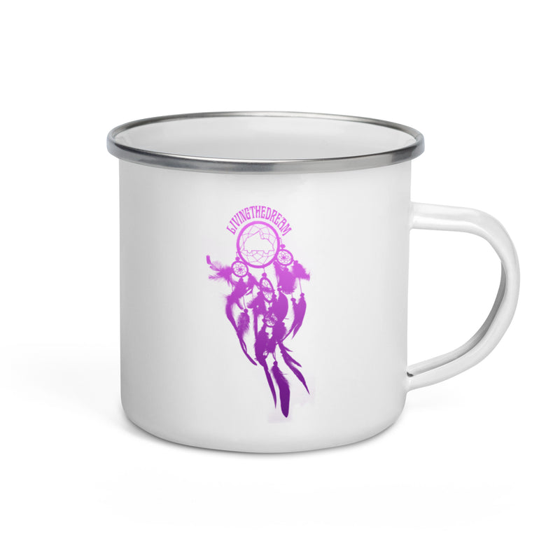 Living the Dream Catcher Enamel Mug