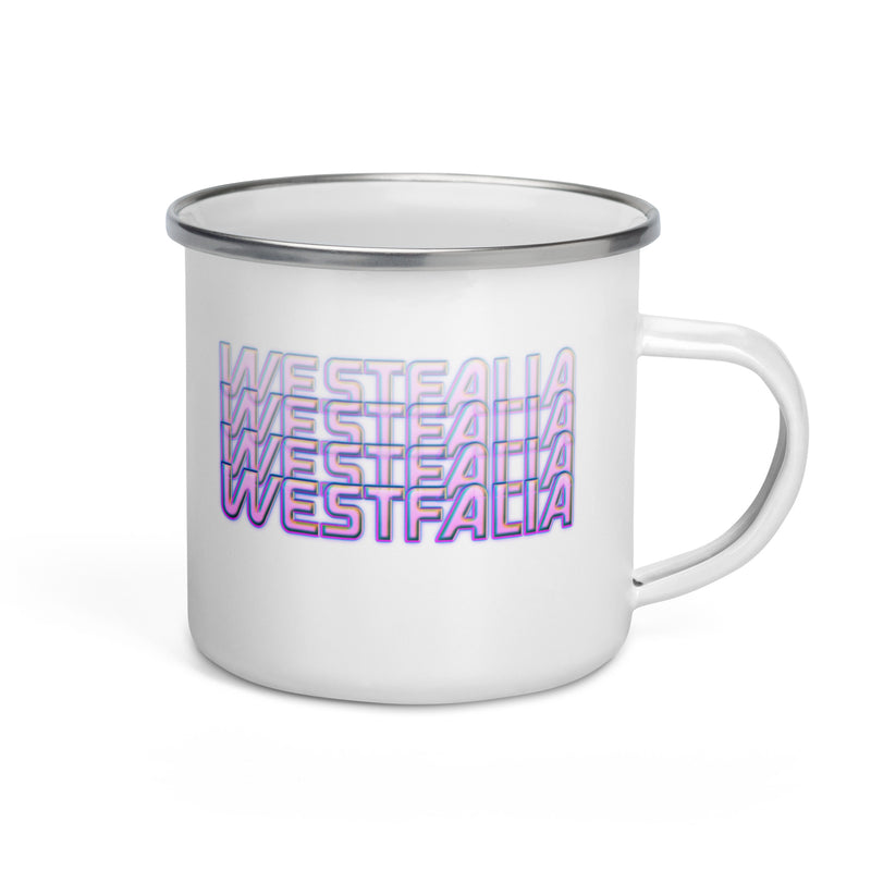 Westfalia 80's Print Enamel Mug