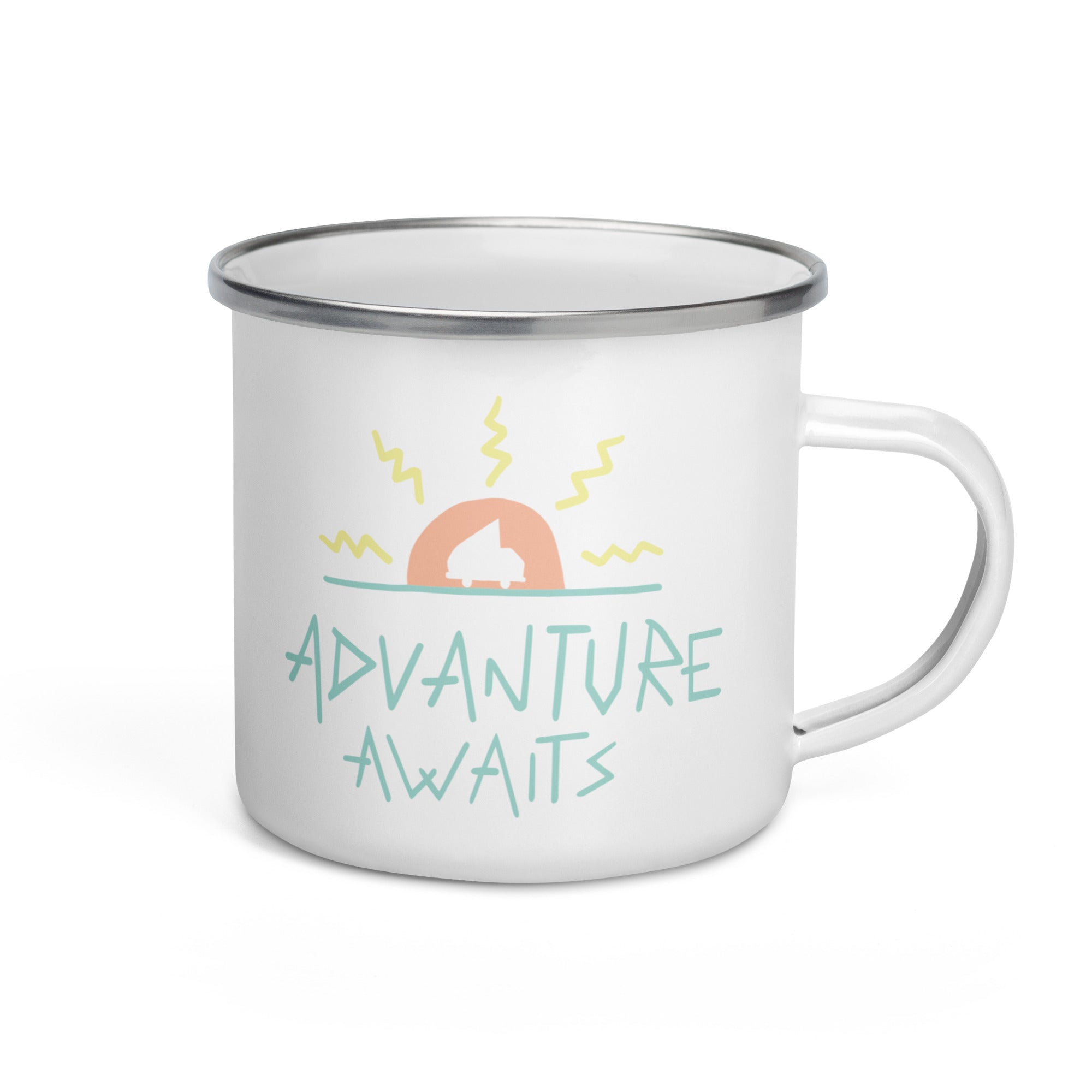 Advanture Awaits Enamel Mug | 6411589_11189 | GoWesty