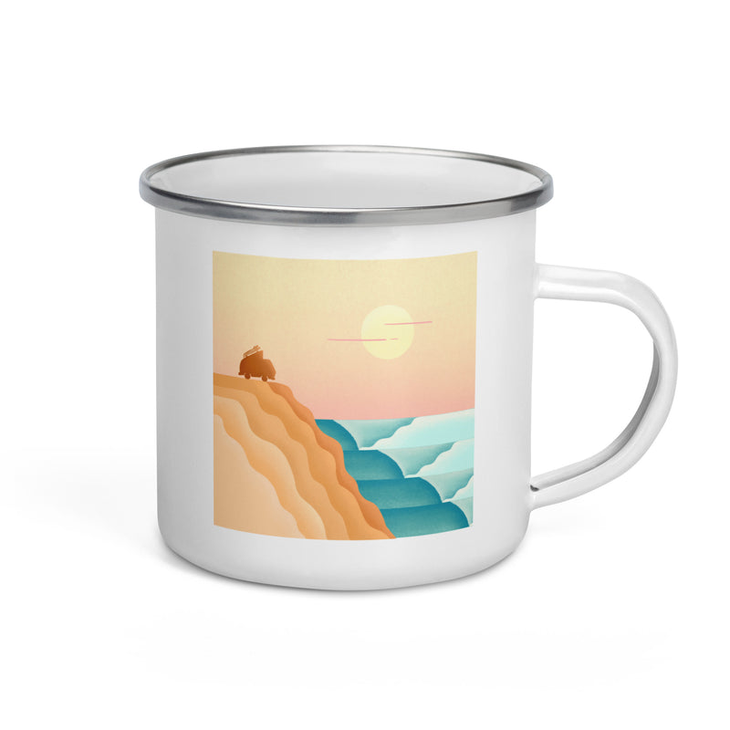 Baja Surf Enamel Mug