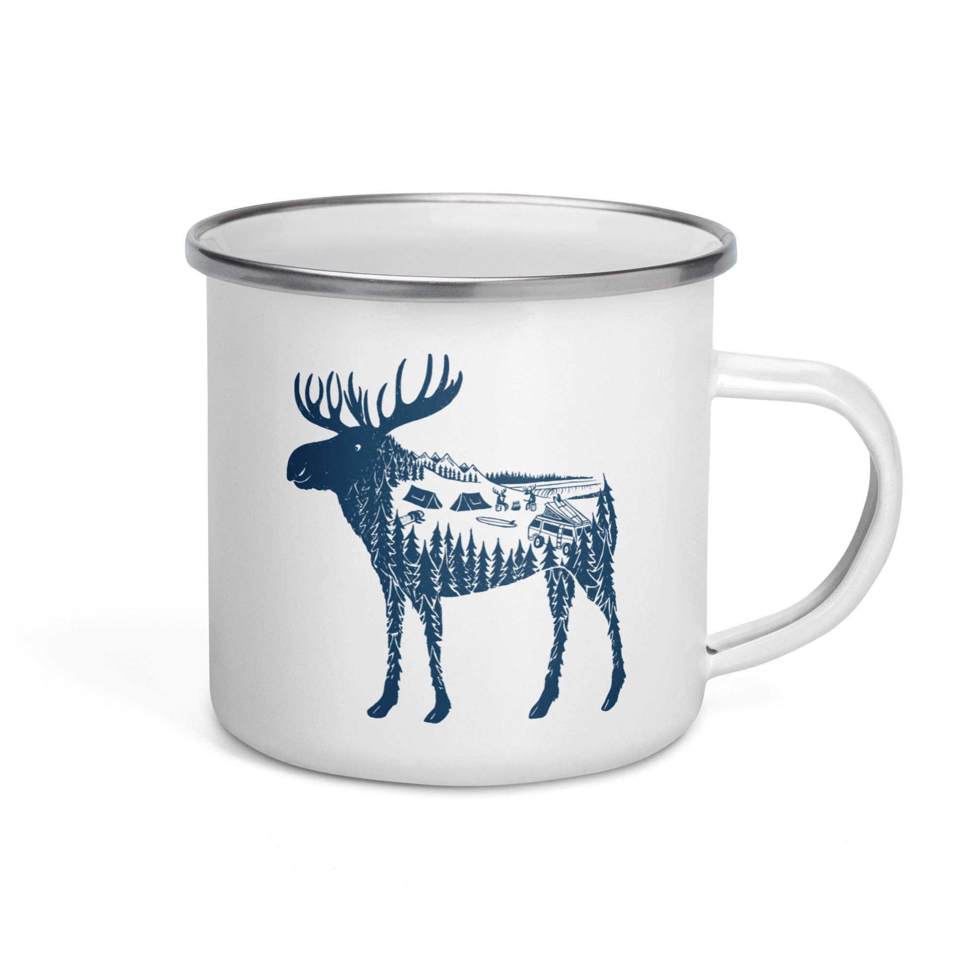 Moose Meet-Up Enamel Mug | 2060739_11189