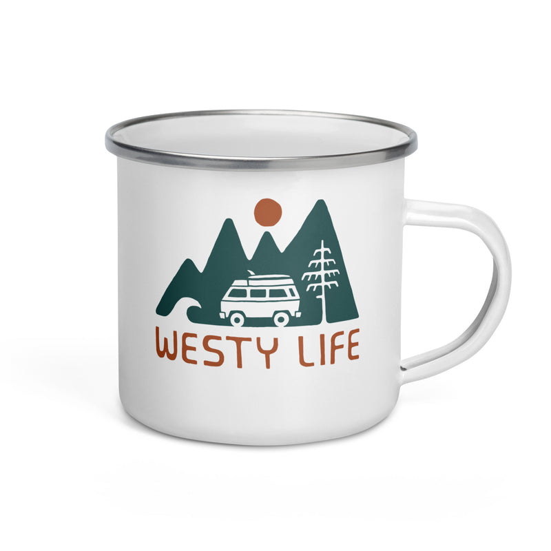 Tasse en émail Westy Life