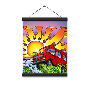 Van & Sun Hanging Wall Poster