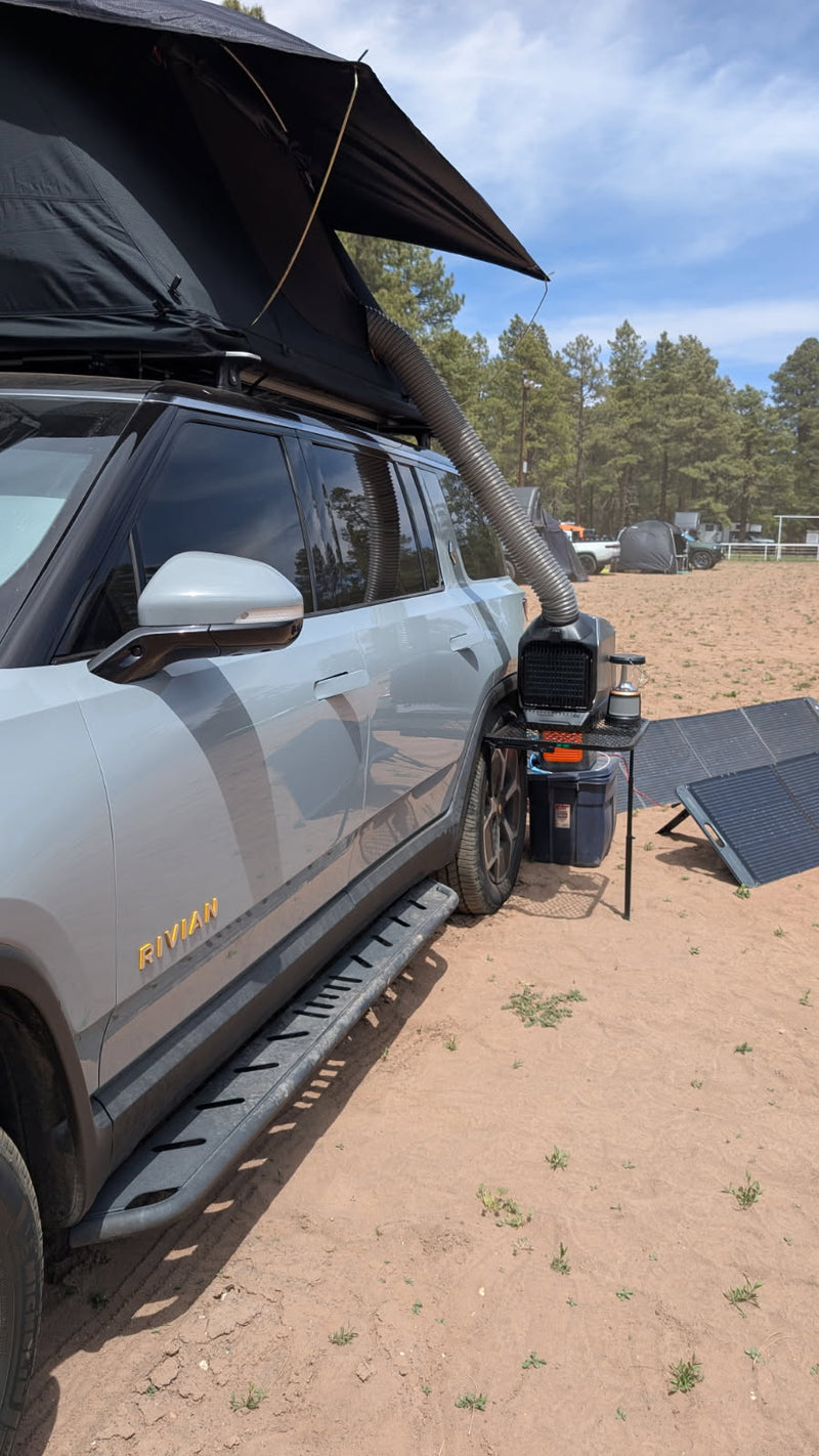 Small Aluminum Tire Table