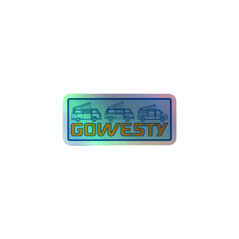 GoWesty Van Line-Up Holographic Sticker