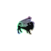 Thumbnail of Autocollant holographique Buffalo Roam Vanimal