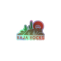 Thumbnail of Baja Rocks Holographic Sticker