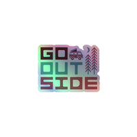 Thumbnail of Go Outside Holographic Sticker