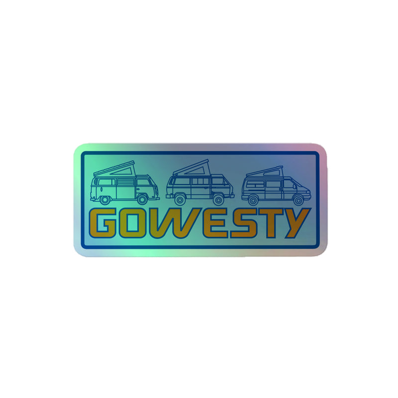 GoWesty Van Line-Up Holographic Sticker