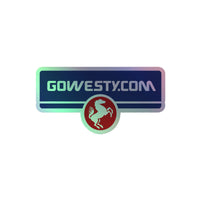 Thumbnail of Autocollant holographique avec logo du cheval GoWesty