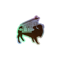 Thumbnail of Buffalo Roam Vanimal Holographic Sticker