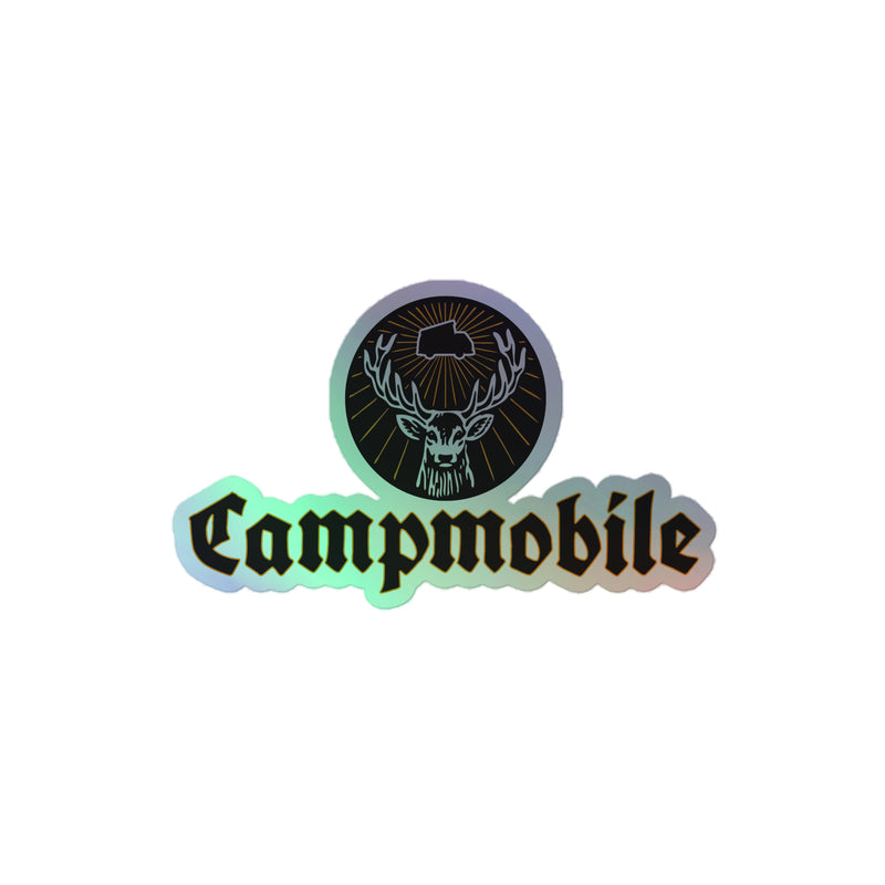 Autocollant holographique Campermeister Campmobile