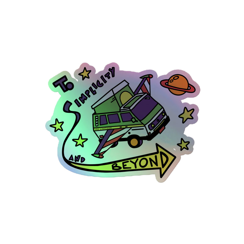 Van Lightyear Holographic Sticker