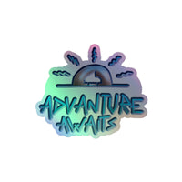 Thumbnail of Advanture Awaits Holographic Sticker