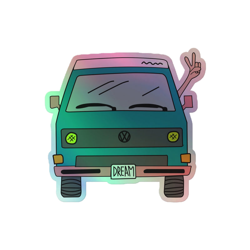 Dream Machine Holographic Sticker