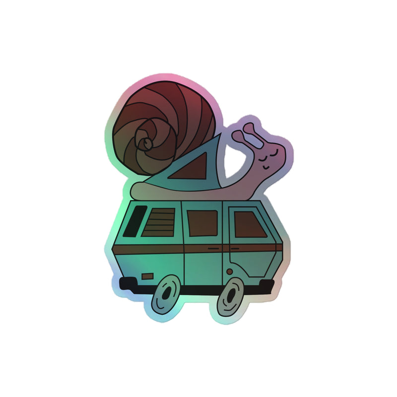 Sally Snail Holographic Sticker