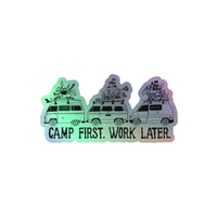 Thumbnail of Camp First, Work Later Van Line-Up