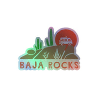 Thumbnail of Baja Rocks Holographic Sticker