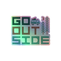 Thumbnail of Go Outside Holographic Sticker