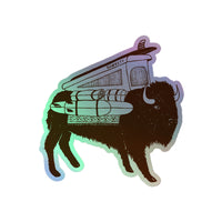 Thumbnail of Buffalo Roam Vanimal Holographic Sticker