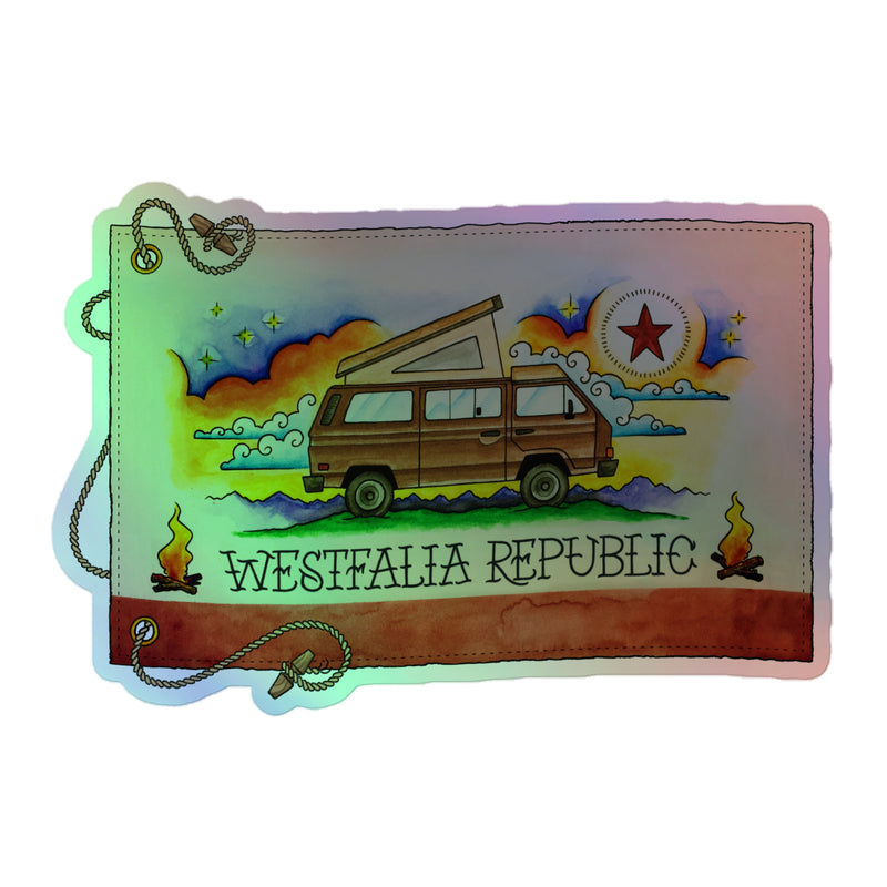 Westfalia Republic Holographic Sticker