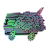 Thumbnail of High-Top Hazel Unicorn Holographic Sticker