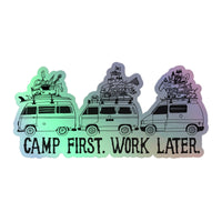 Thumbnail of Camp First, Work Later Van Line-Up