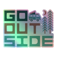 Thumbnail of Go Outside Holographic Sticker