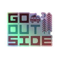 Thumbnail of Go Outside Holographic Sticker