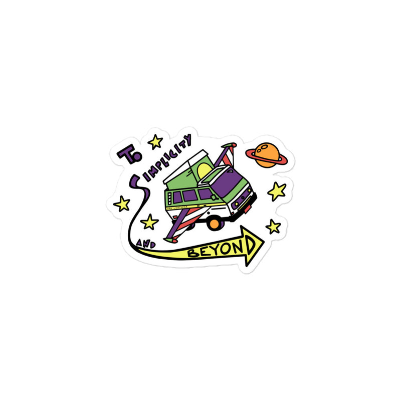 Van Lightyear Sticker