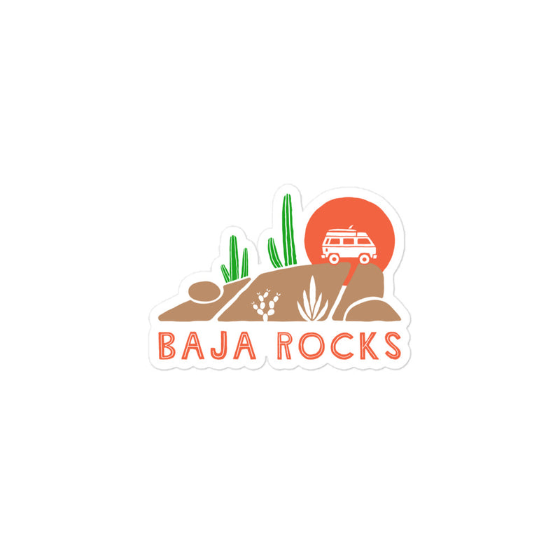 Baja Rocks Sticker