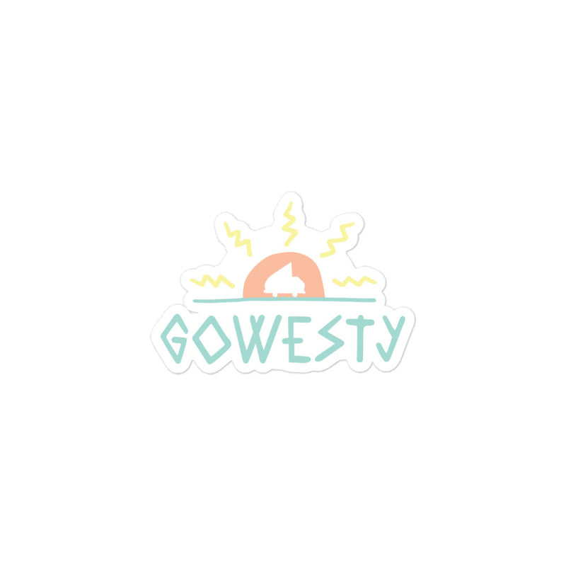 MAK GoWesty Logo Sticker