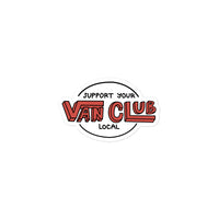 Thumbnail of Support Your Local Van Club Red Sticker